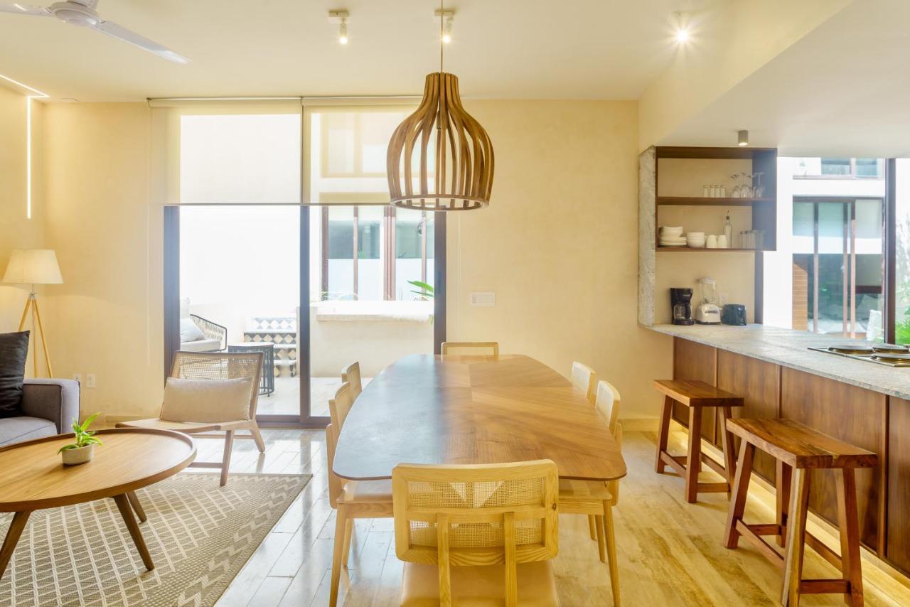 205 Perfect Location 3 Bedrooms Apartment Tulum Pueblo Buitenkant foto
