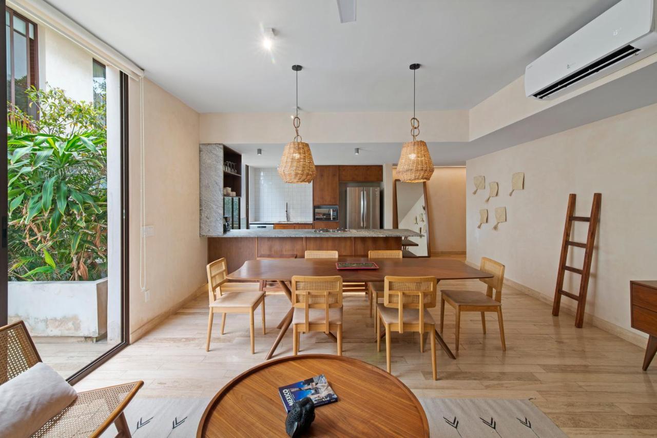 205 Perfect Location 3 Bedrooms Apartment Tulum Pueblo Buitenkant foto
