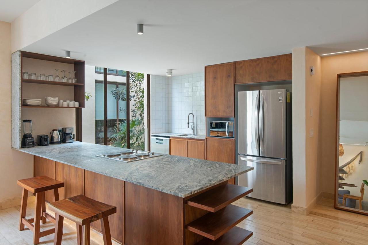 205 Perfect Location 3 Bedrooms Apartment Tulum Pueblo Buitenkant foto